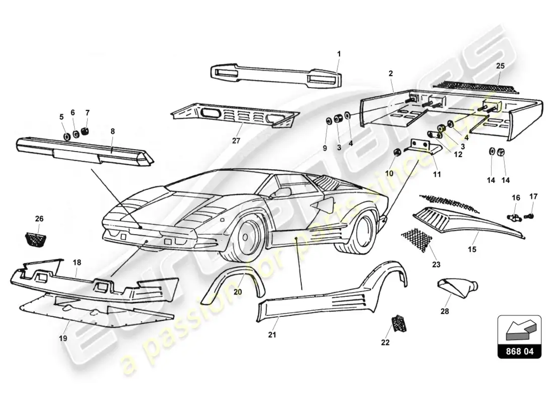 part diagram containing part number 007030027