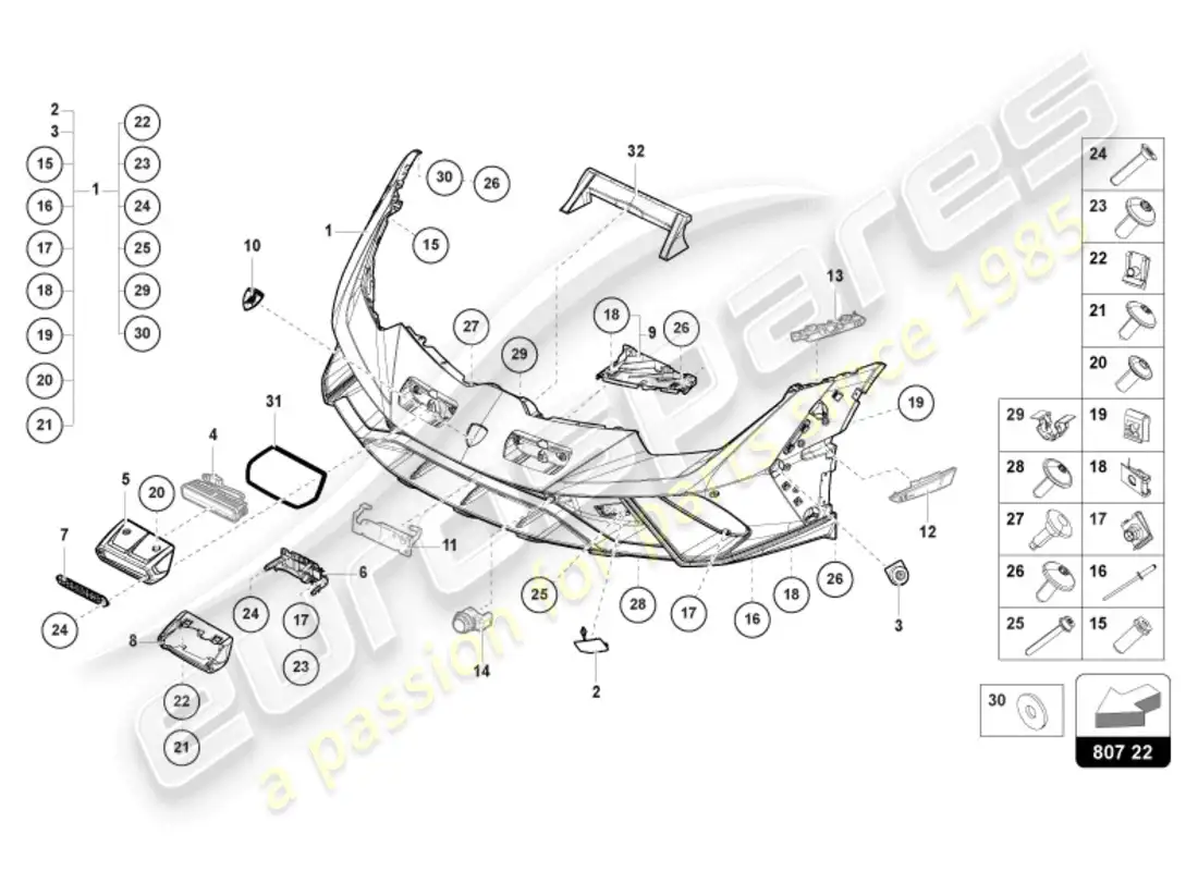 part diagram containing part number 4t0807152gru