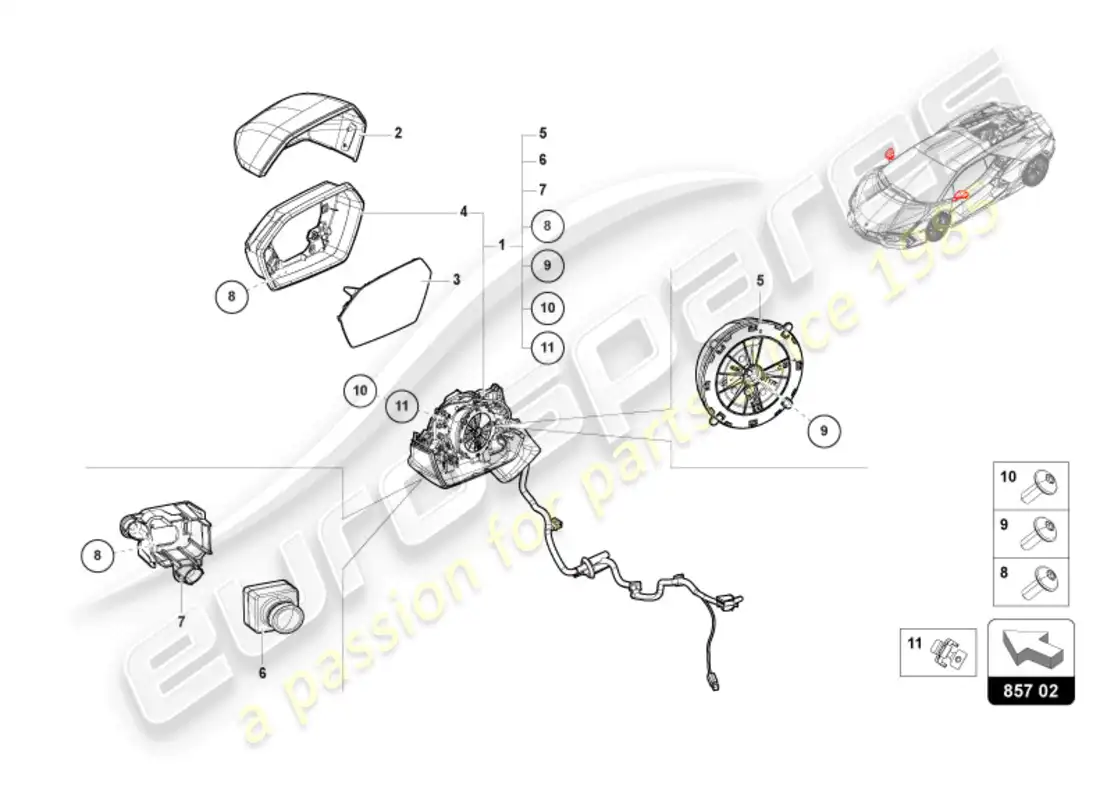 part diagram containing part number 47b857535c