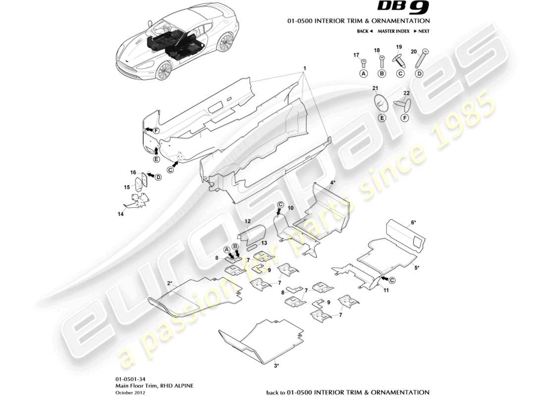 part diagram containing part number 4g43-831236-abw
