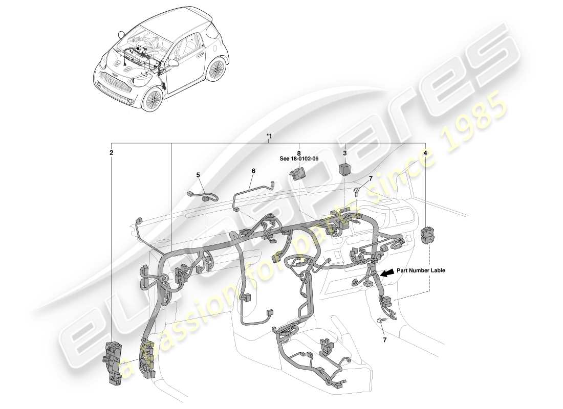 part diagram containing part number 82141-74191