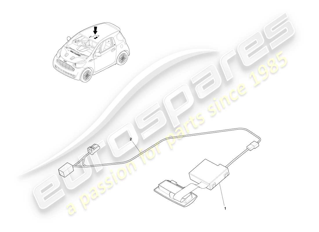 part diagram containing part number ay2y-19a338-aa