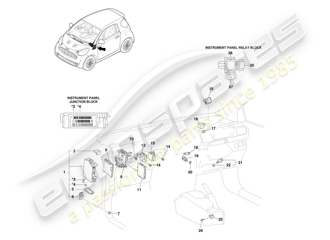 part diagram containing part number 82711-1e320