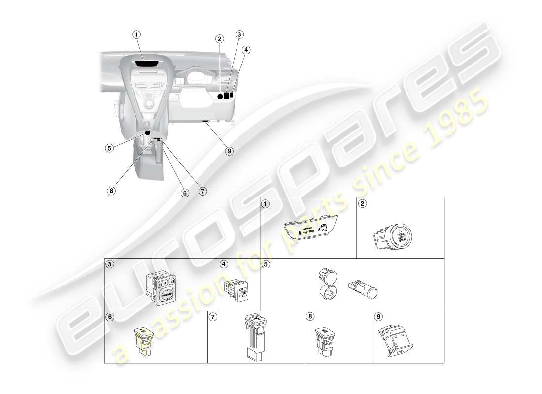 part diagram containing part number 84470-12010