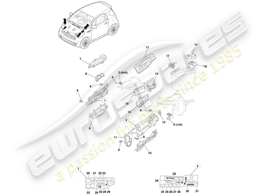 part diagram containing part number 82662-74090