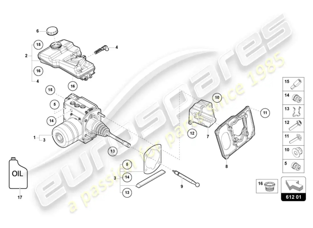 part diagram containing part number 47b612301b