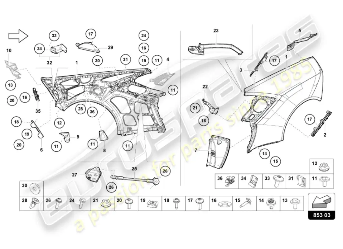 part diagram containing part number 4t0809601a