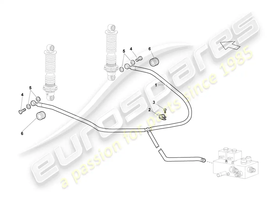 lamborghini lp670-4 sv (2010) chassis (self parts diagram