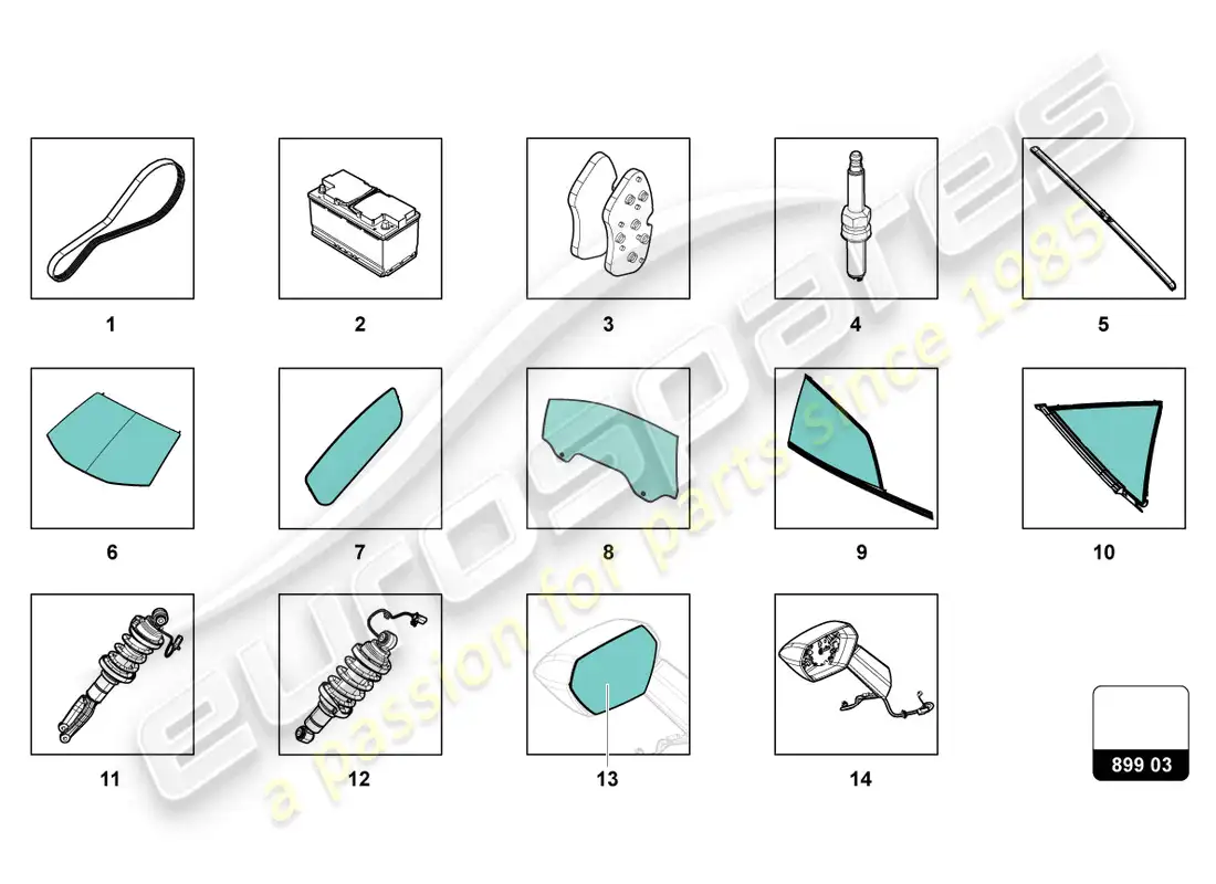 lamborghini evo coupe (2022) for pick-up parts diagram