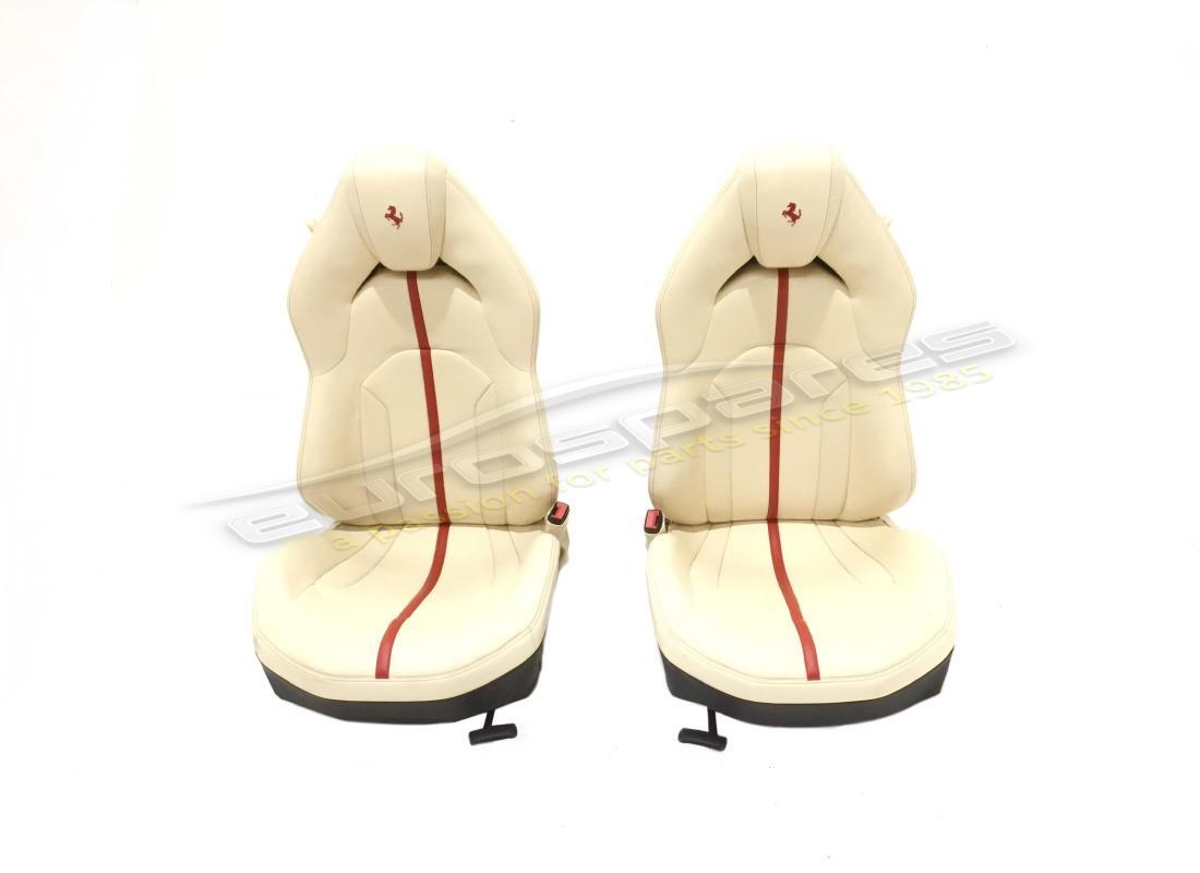 USED Ferrari F8 RHD SEATS IN CREAM . PART NUMBER 890664000 (1)