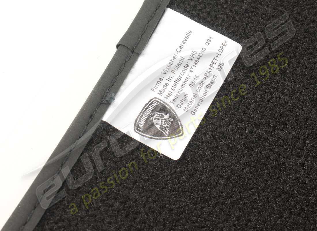 new lamborghini 1 set foot mats. part number 4t1864435dqg8 (4)