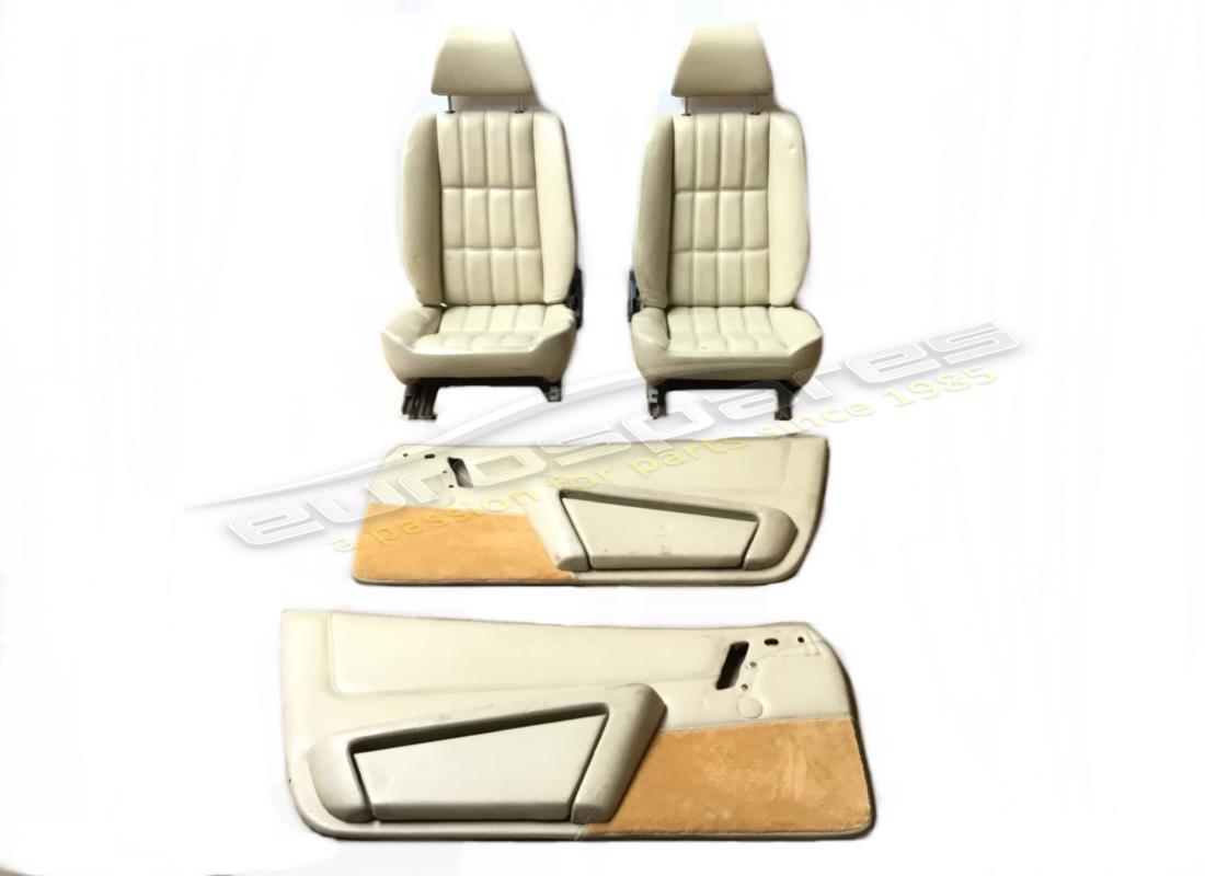 used ferrari cream seats & door panels. part number 61787100a (1)