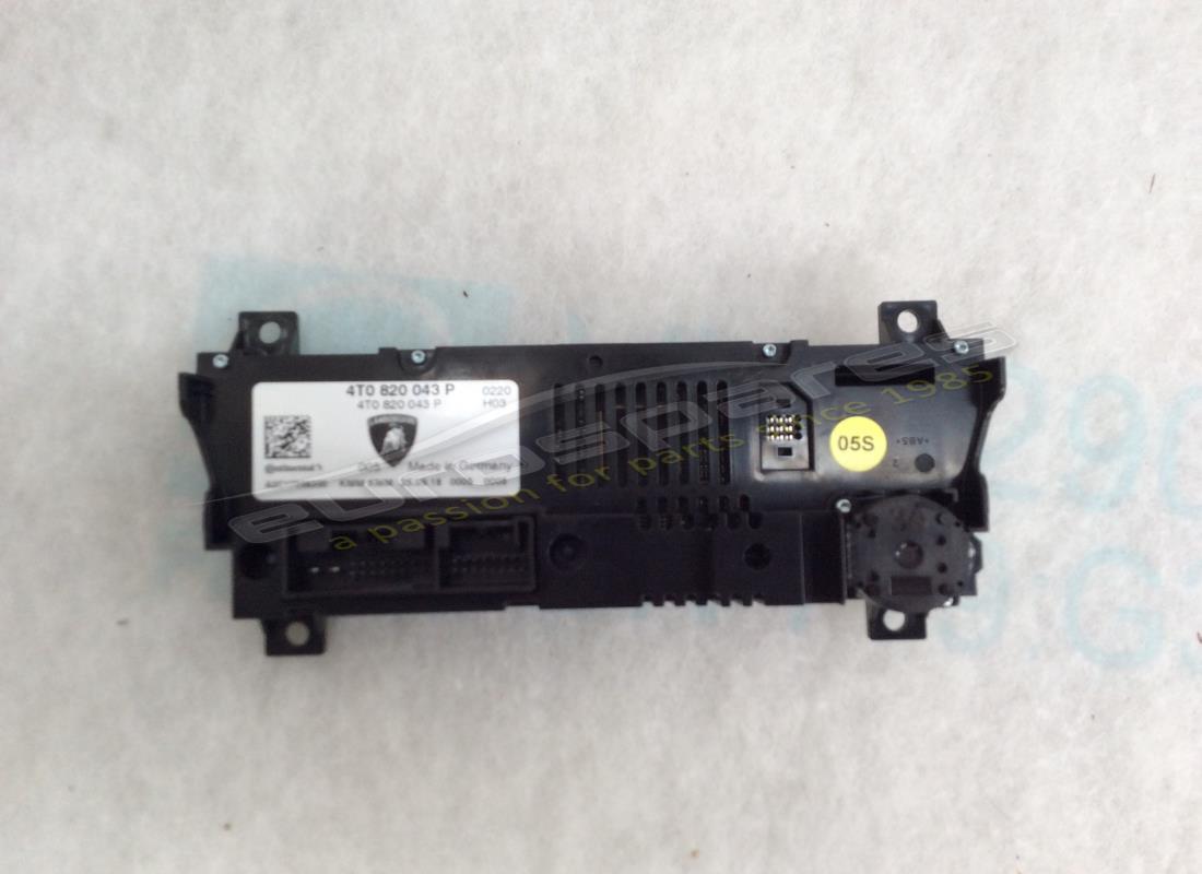 new lamborghini a/c control. part number 4t0820043p (1)