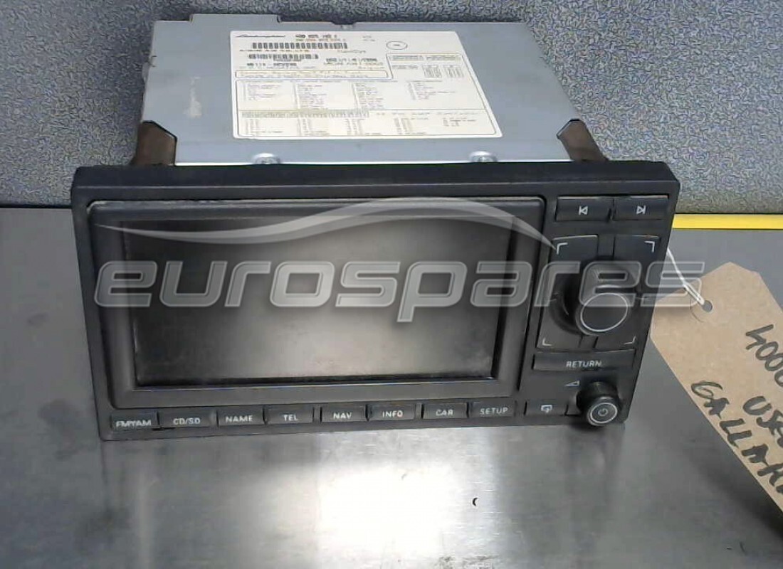 used lamborghini radio/navigation. part number 400035192e (1)