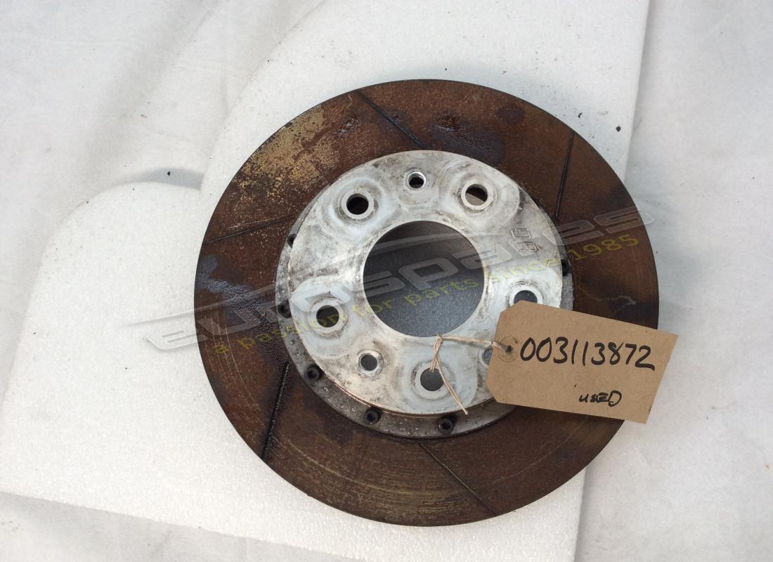 used lamborghini self-ventilated front brake disc. part number 003113872 (1)