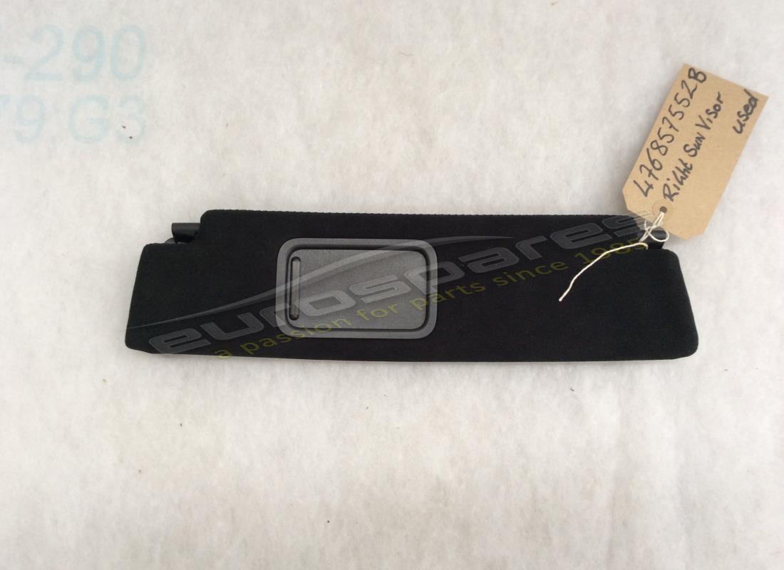 used lamborghini sun visor. part number 476857552b (1)