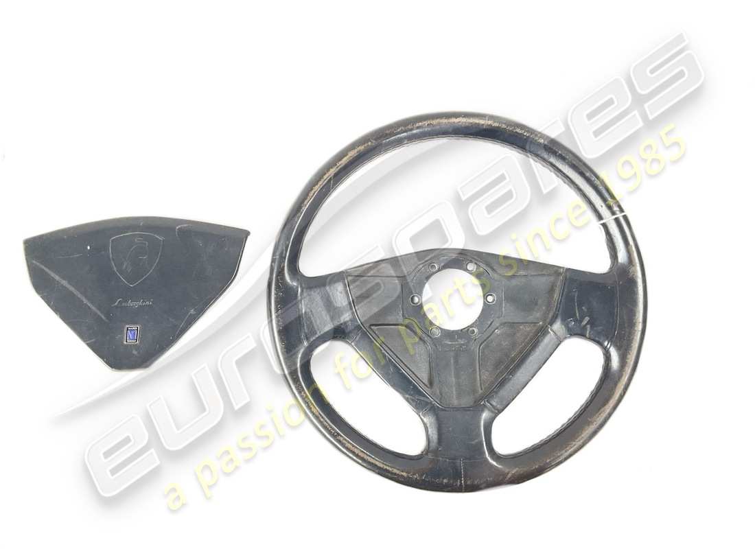used lamborghini steering wheel assembly. part number 004321590 (1)