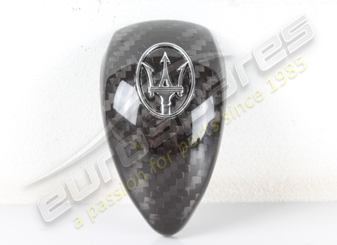 new maserati shift knob insert - carbon. part number 82413677 (1)