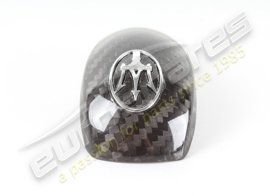 new maserati shift knob insert - carbon. part number 82413677 (3)