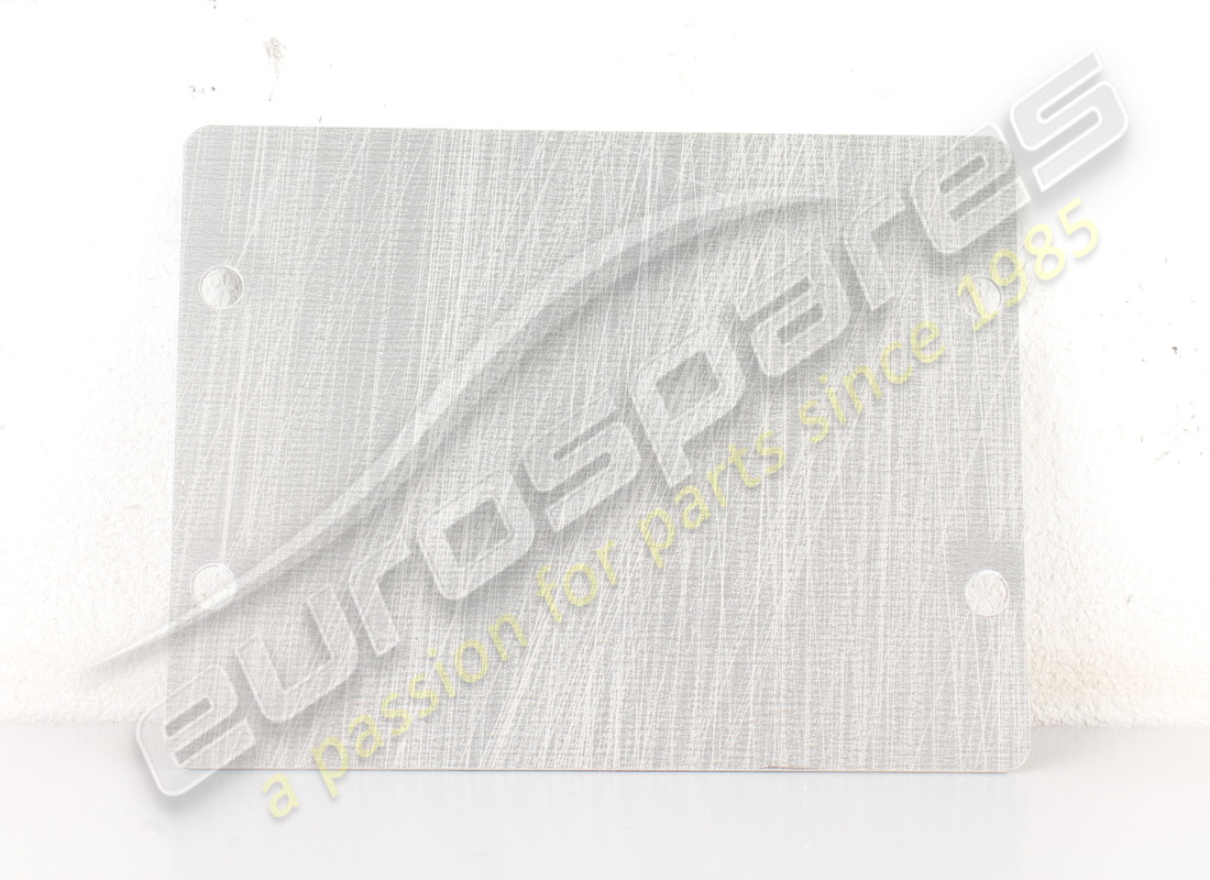 new lamborghini regulation plate. part number 006110783 (2)