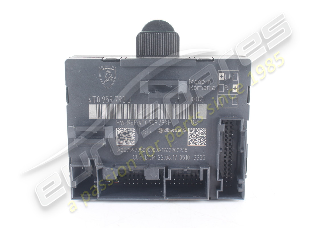 USED LAMBORGHINI DOOR CONTROL DIAG-ADR: 042. PART NUMBER 4T0959793J (2) used lamborghini door control diag-adr: 042. part number 4t0959793j (2)