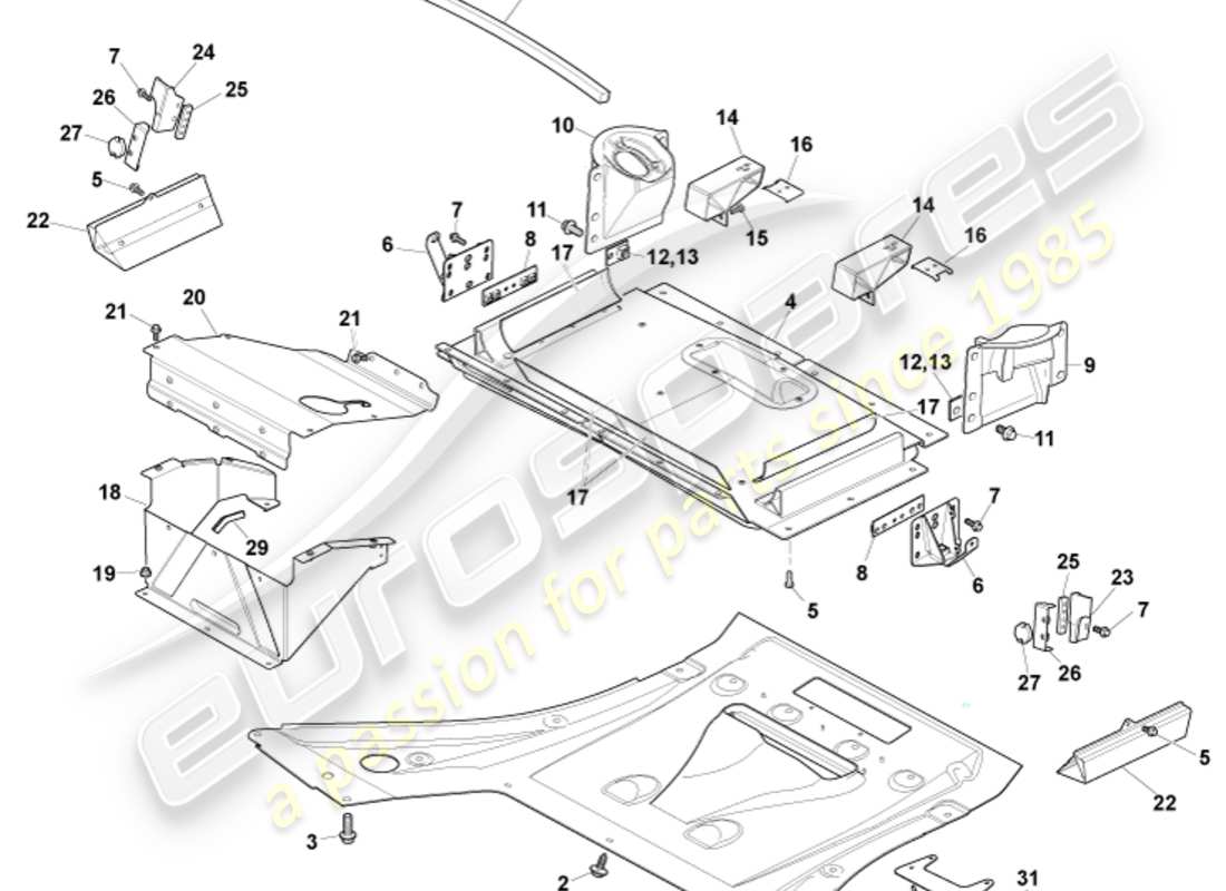 aston martin vanquish (2017) ancillary parts, coupe, page 2 part diagram