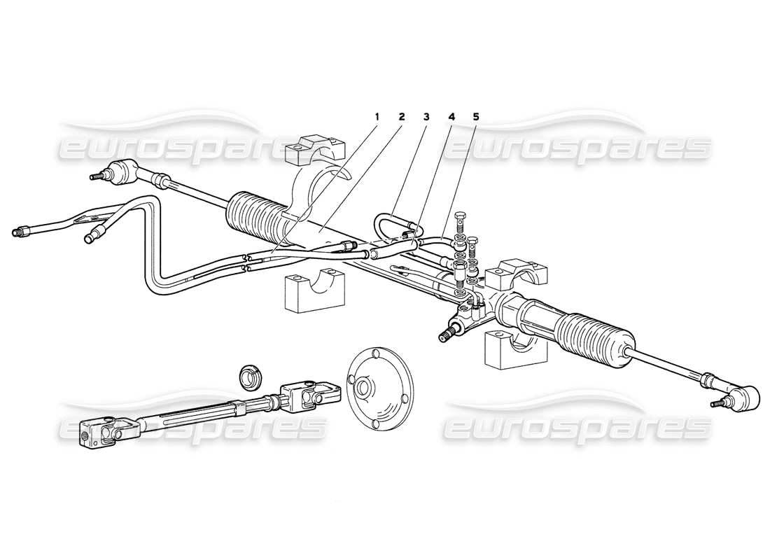 lamborghini diablo 6.0 (2001) steering (valid for gb & australia - march 2001) parts diagram