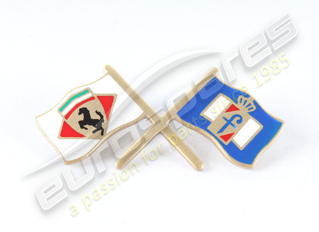 NEW Ferrari PININFARINA CROSS FLAG . PART NUMBER 64460400 (1)