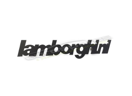 new lamborghini lamborghini black plate part number 006111397