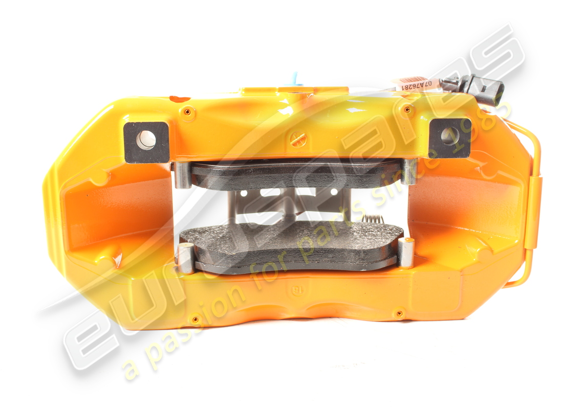 new lamborghini brake caliper ccb orange. part number 4t0615106c (2)