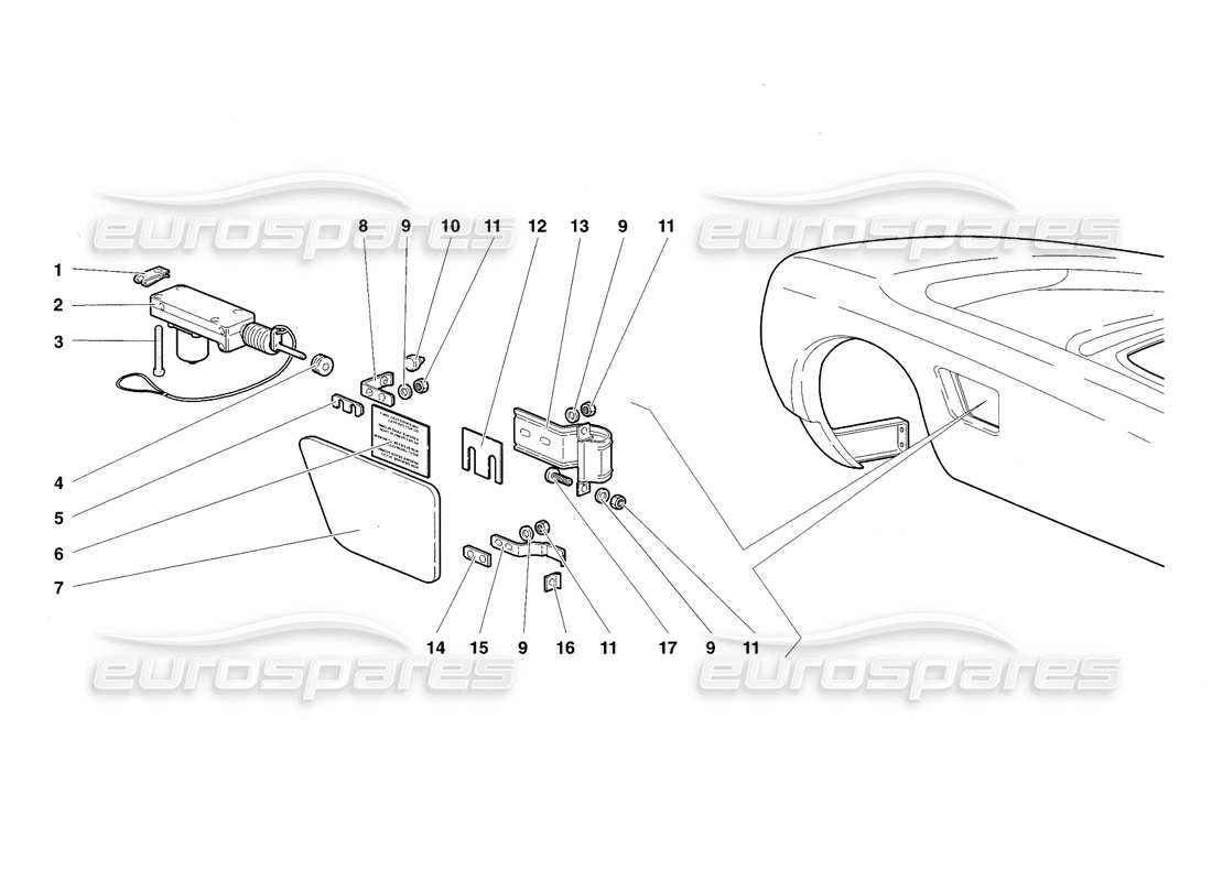 part diagram containing part number wht003040