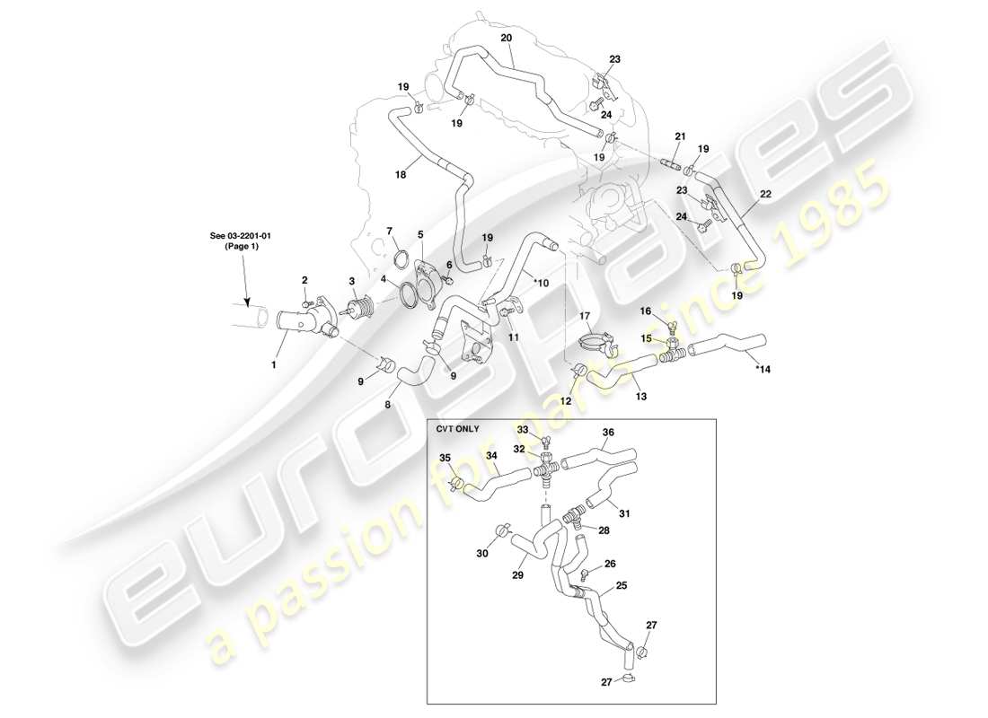 part diagram containing part number 16291-47030