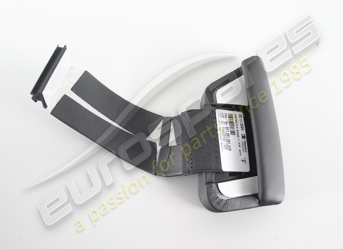 new porsche seat left intermediate padding black. part number 9p18818678yr (2)
