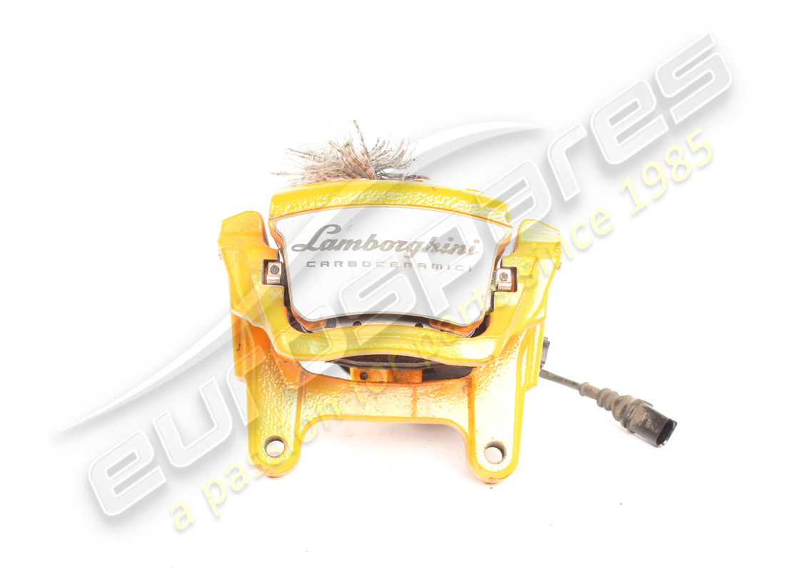 USED LAMBORGHINI PISTON HOUSING WITH E BRAKE AND CALIPER CARRIER. PART NUMBER EAP1450199 (1) used lamborghini piston housing with e brake and caliper carrier. part number eap1450199 (1)