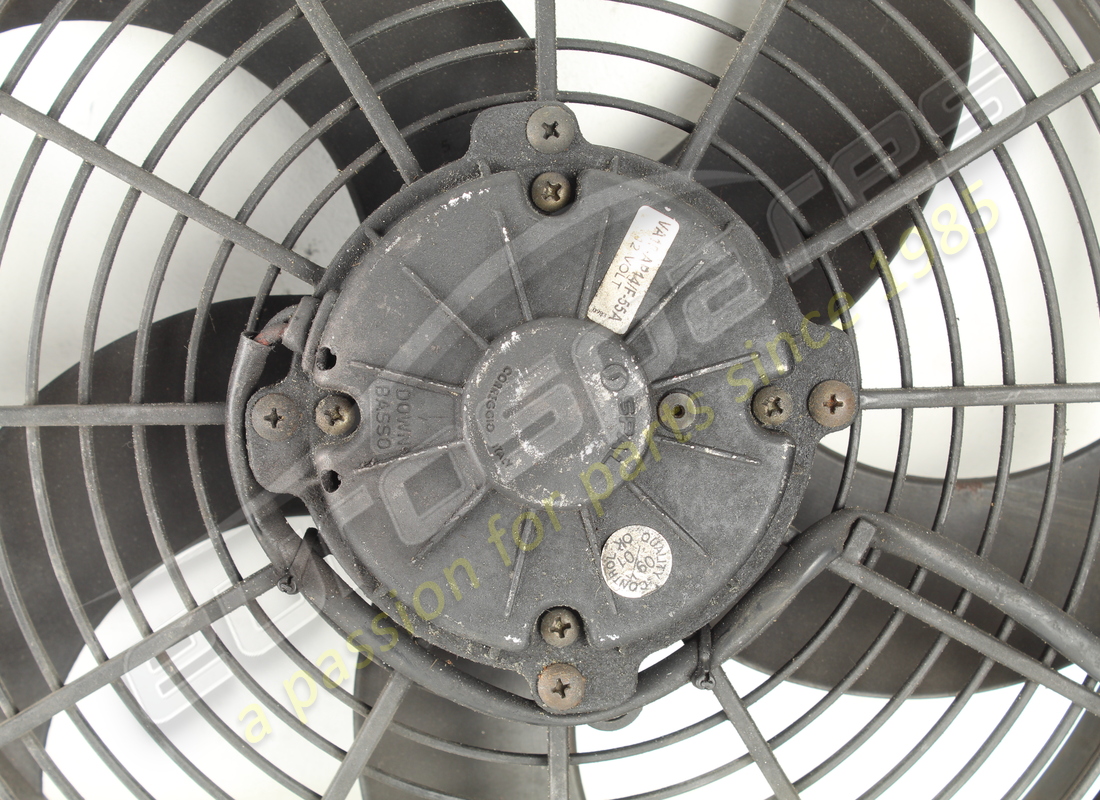 used maserati complete hood with electric fan. part number 221254 (3)