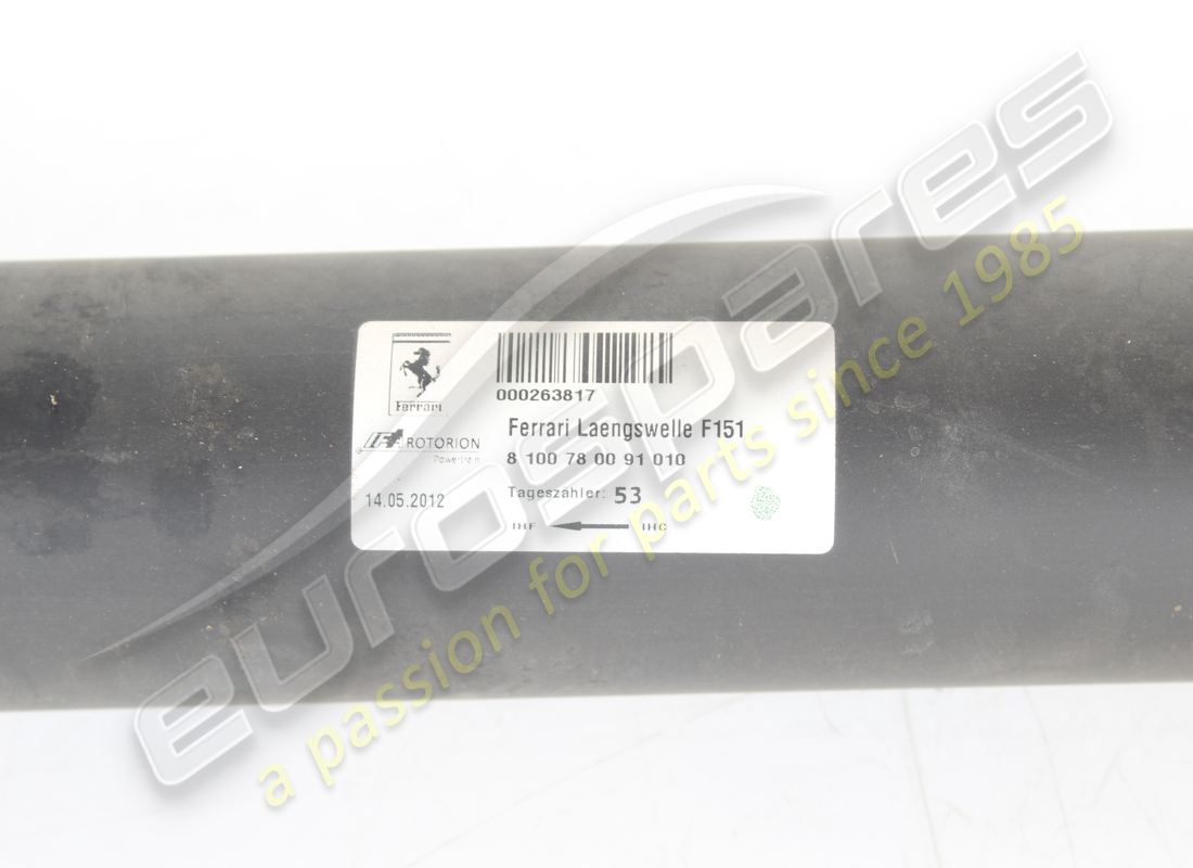 used ferrari transmission shaft. part number 263817 (4)