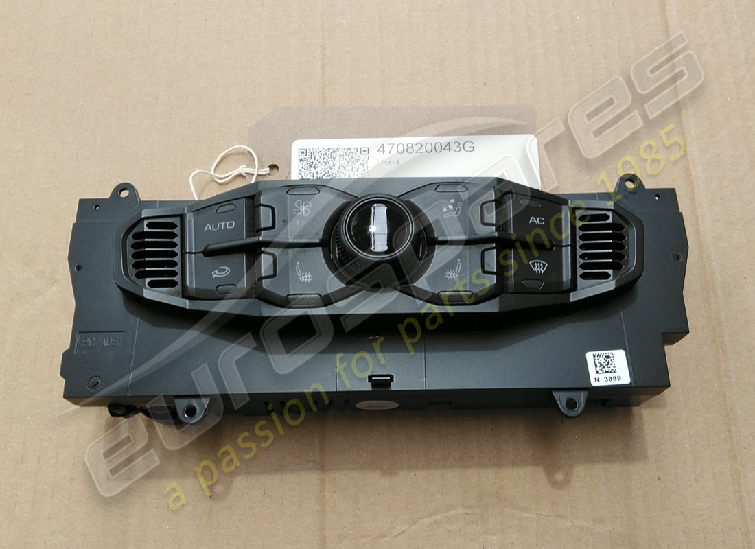 USED Lamborghini A/C CONTROL & DISPLAY PANEL . PART NUMBER 470820043G (1)