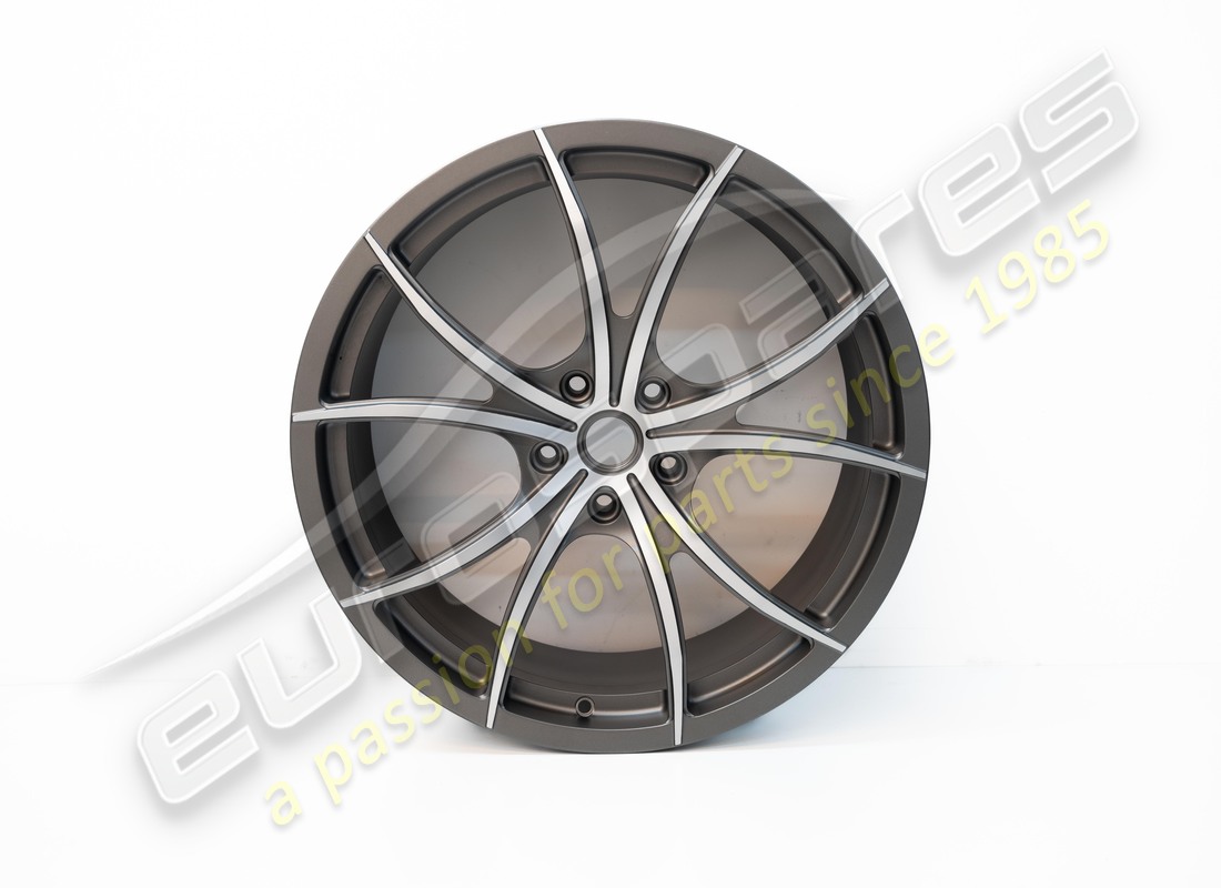 new ferrari wheel set (forged grigio corsa diamond polished) 20 inch with studs. part number 70002004 (5)