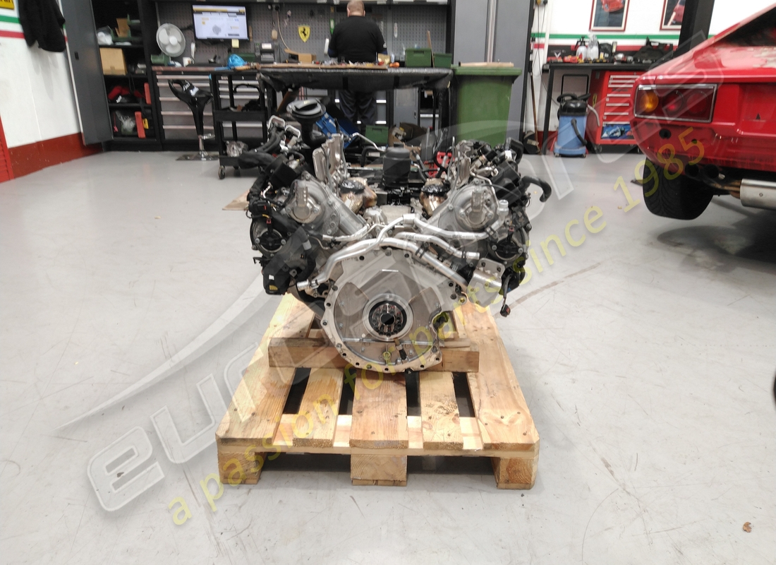 used lamborghini engine. part number 0p2100021s (4)