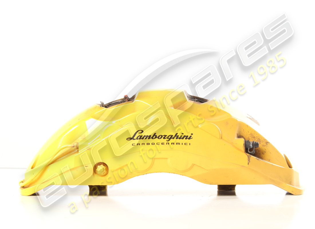 used lamborghini brake caliper 21 ceramic 10k. part number 4m0615106gd (1)