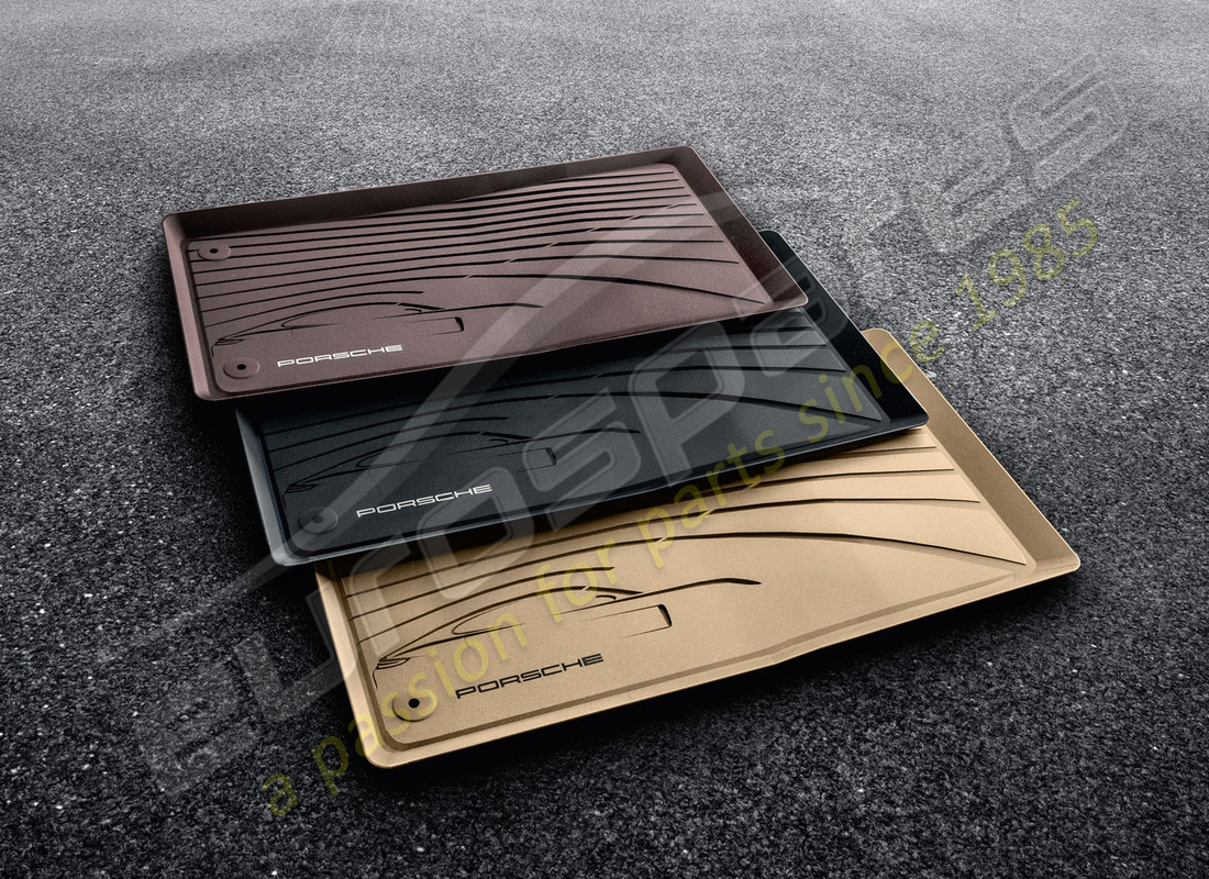 new porsche all-weather floor mats, luxor beige. part number 971044800a4h0 (1)