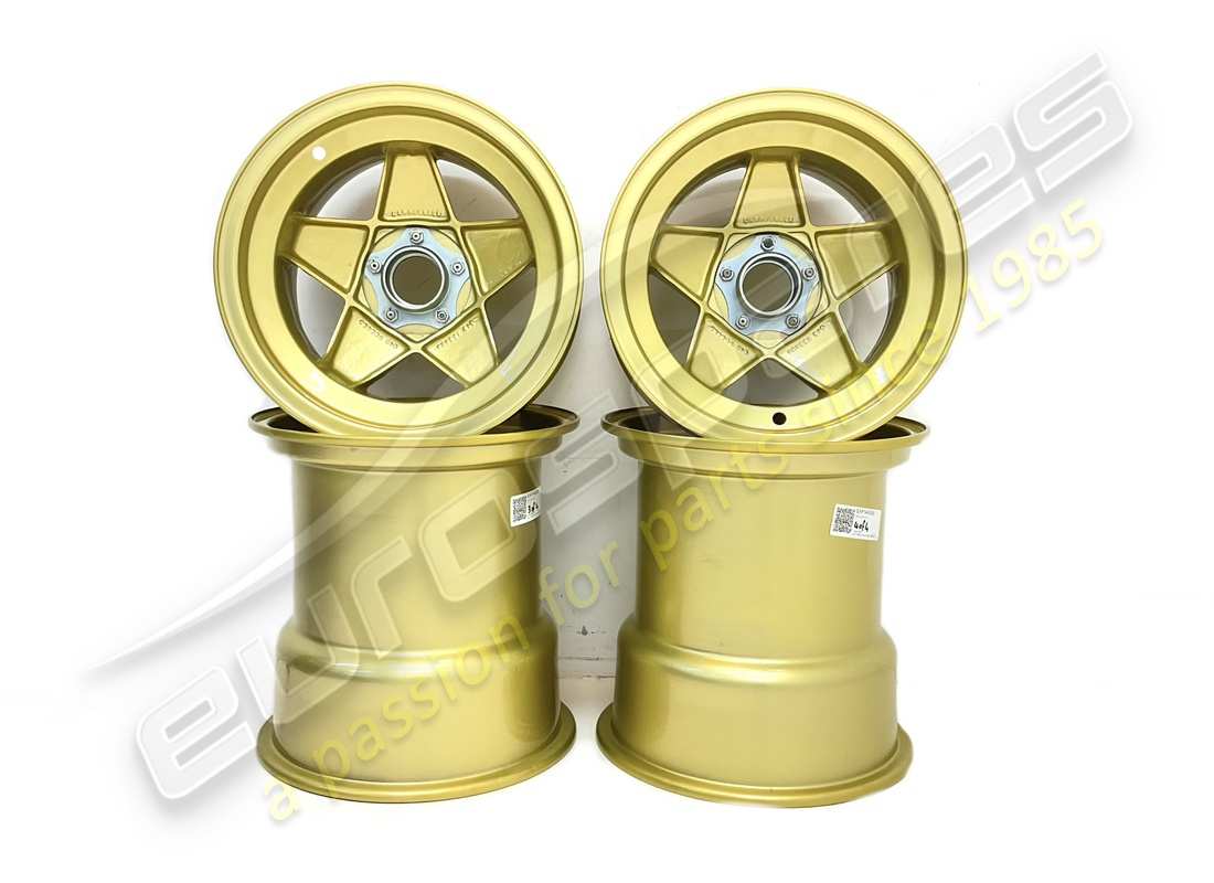 RECONDITIONED Ferrari CAMPAGNOLO WHEEL SET FOR Ferrari 512S . PART NUMBER EAP1443599 (1)