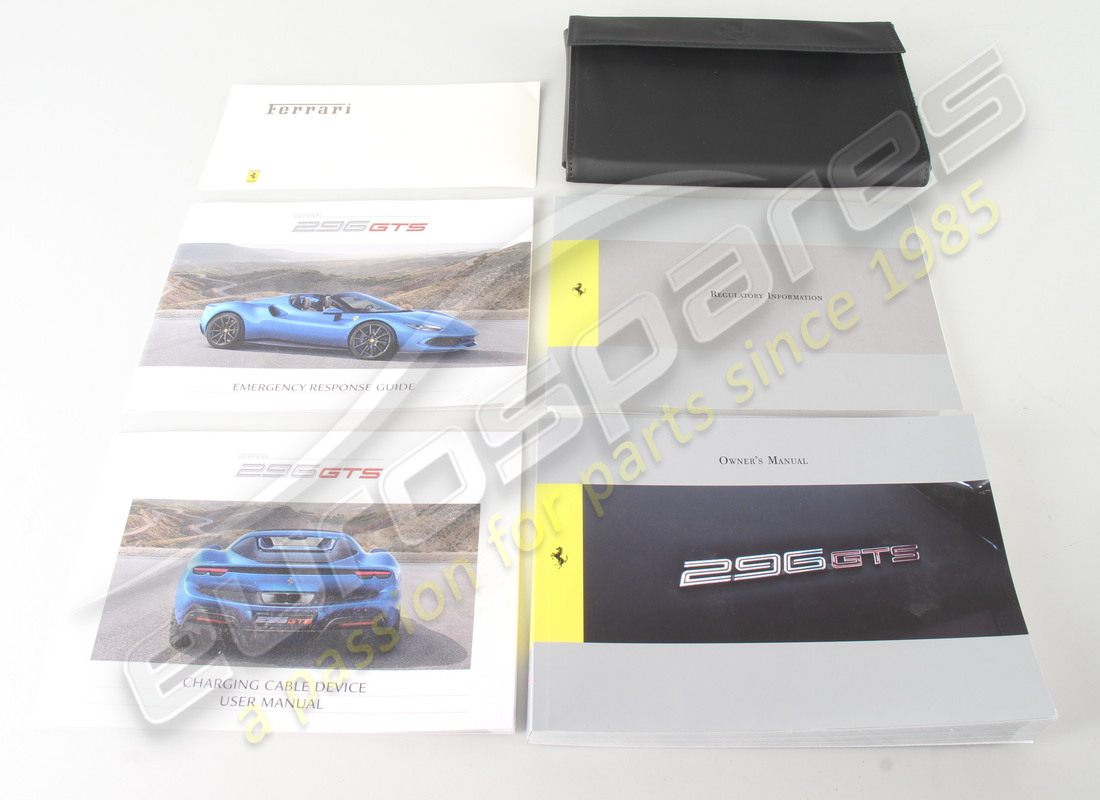 used ferrari ferrari 296 booklet pack complete with warranty book. part number eap1481295 (1)