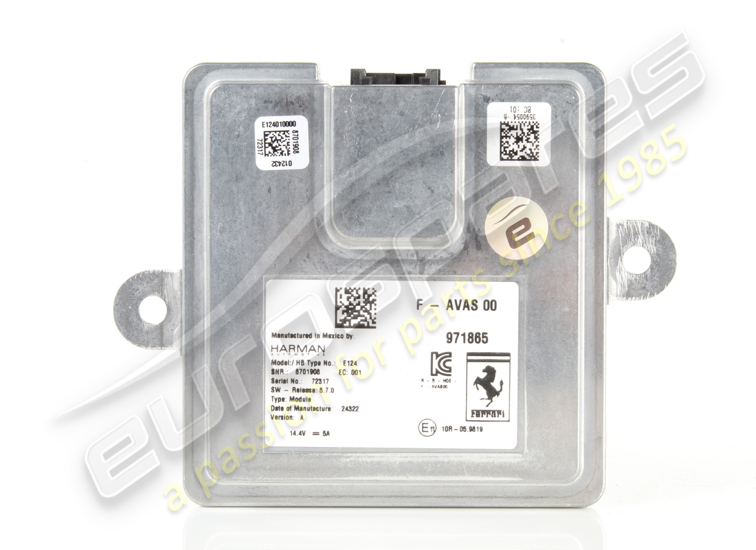 used ferrari ecu avas. part number 971865 (1)