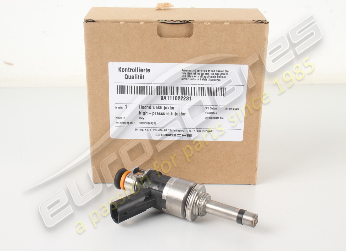 new porsche high-pressure injector. part number 9a111022231 (3)