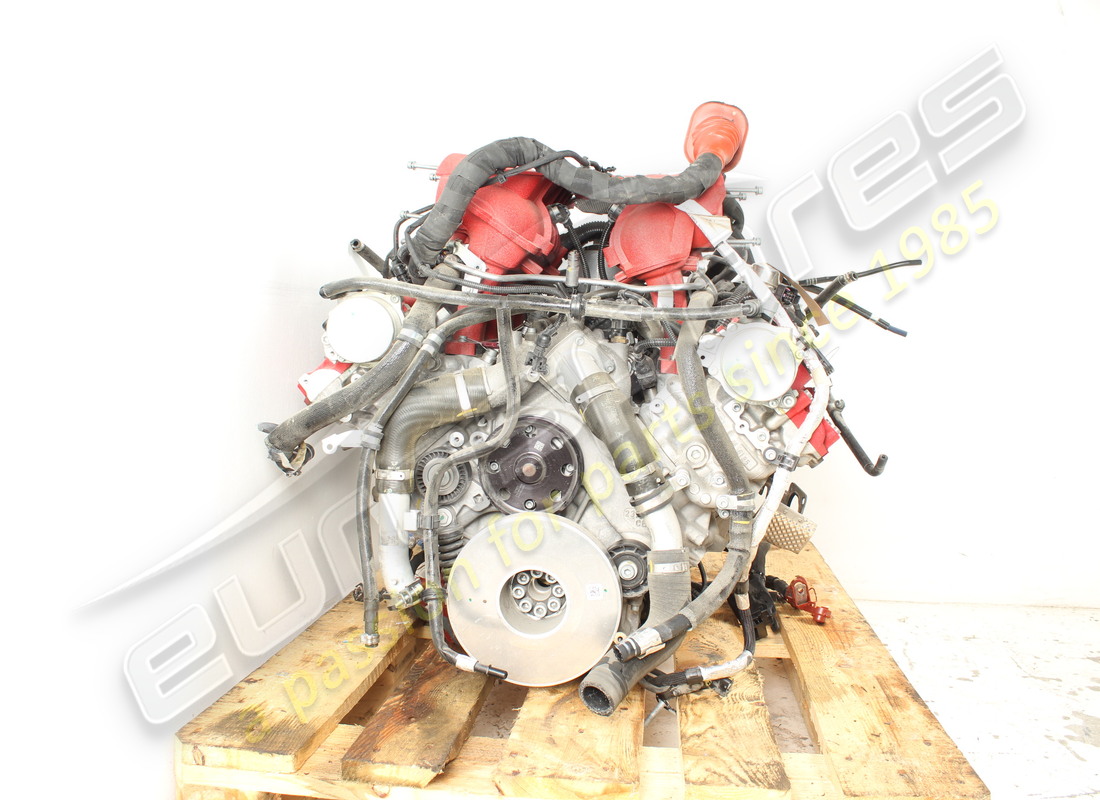 used ferrari 488 complete engine. part number 754023000 (3)