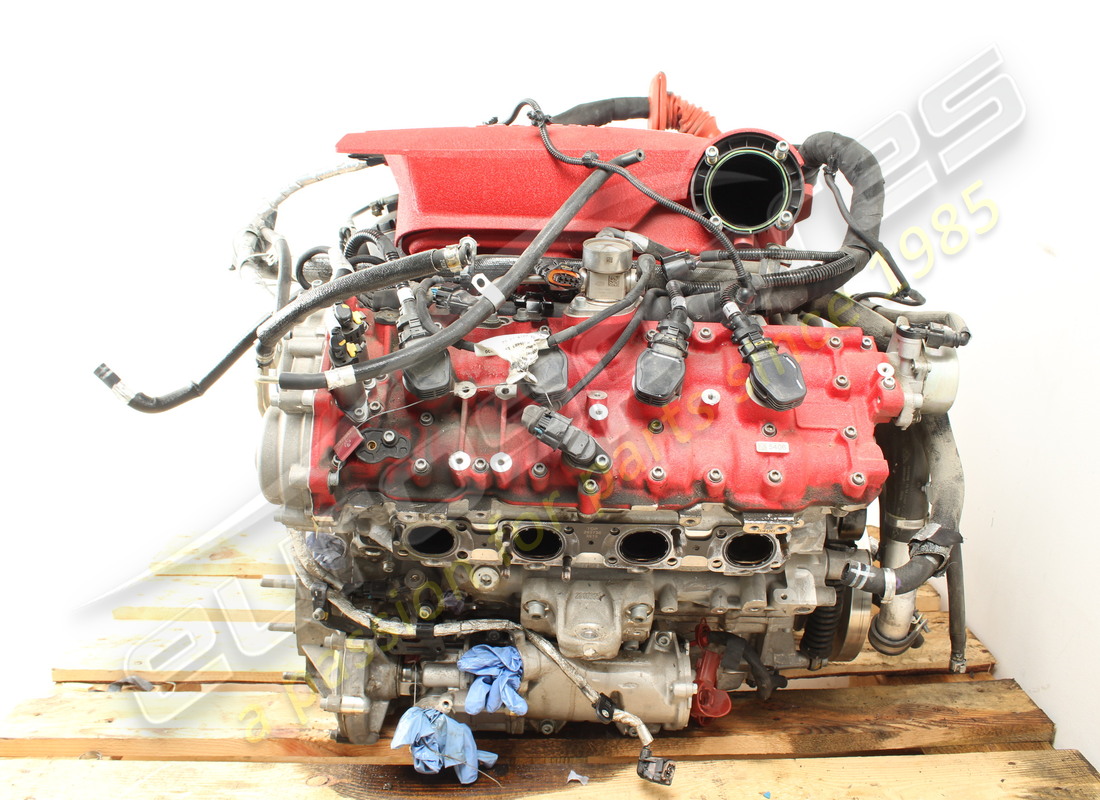 used ferrari 488 complete engine. part number 754023000 (2)