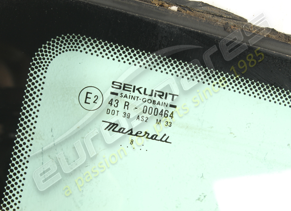 USED Maserati REAR LH FISS.ED WINDOW . PART NUMBER 387700401 (1)