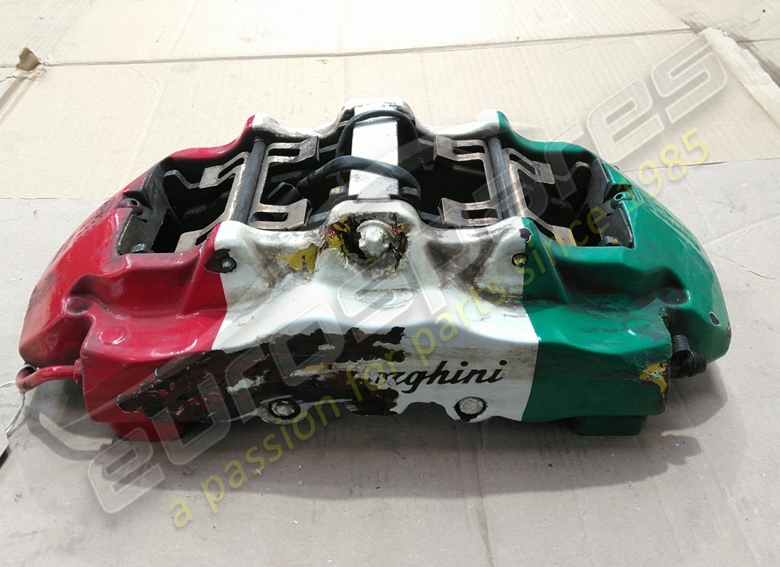 USED Lamborghini BRAKE CALIPER FRONT MY04-08 Y . PART NUMBER 400615106S (1)