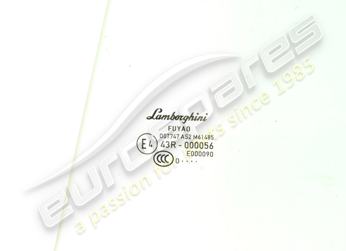 used lamborghini door window,rear. part number 4ml845205a (2)